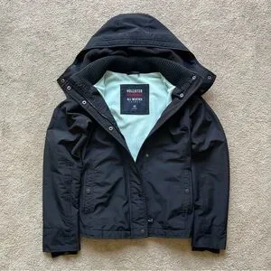 【Hollister】All-Weather Jacket L 迷彩柄 HOLLISTER ALL WEATHER SHERPA LINED PARKA JACKET COAT CAMO
